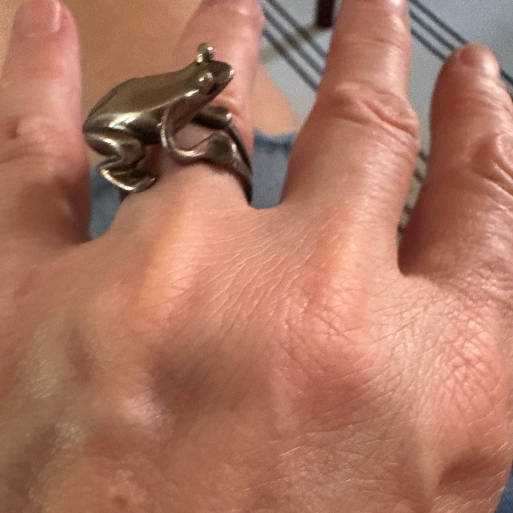 Emilia Castillo Sterling Silver Frog Ring
